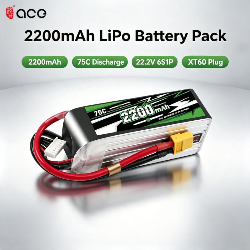 Drone Racing Battery - NEW Gens ACE 22.2V リポバッテリー 2200mAh