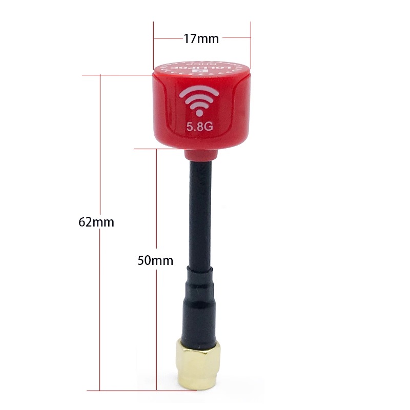 5.8GHz FPVアンテナ RHCP 60mm Lolli - Drone Racing Antenna のレビューと価格